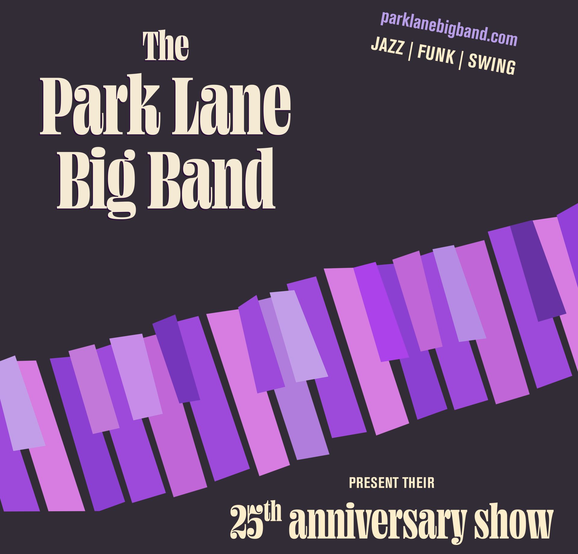 Our 25th Anniversary - Park Lane Big Band